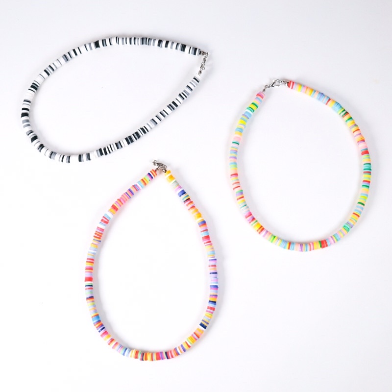Choker Kalung Ethnic Bohemian Full Color Pria Wanita