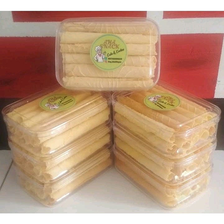 

Makanan Kue kering Egg Roll Isi 12