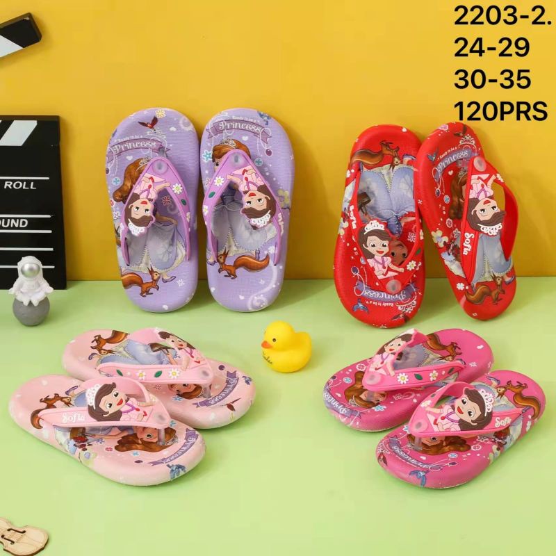 SANDAL JEPIT ANAK PEREMPUAN CEWEK MOTIF SOVIA PRINCESS SANDAL ANAK IMPORT TRENDY KEKINIAN