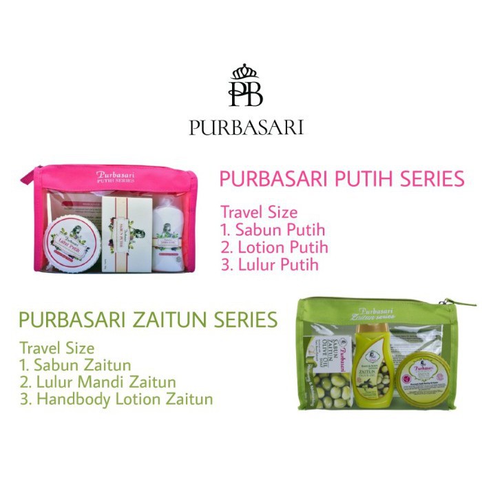 PAKET PURBASARI PUTIH SERIES &amp; ZAITUN SERIES