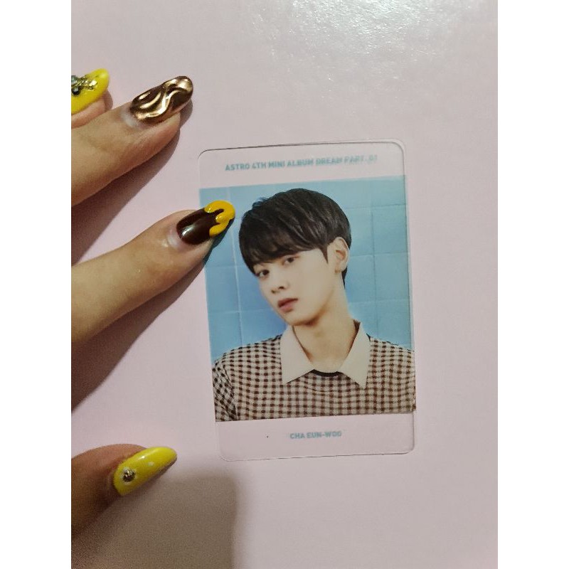 Official photocard Astro ( Eunwoo, MJ, Jinjin, Rocky, Moonbin, Sanha) official pc astro