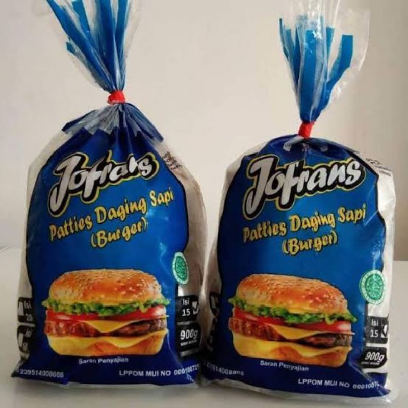 

jofrans beef patties 900gram