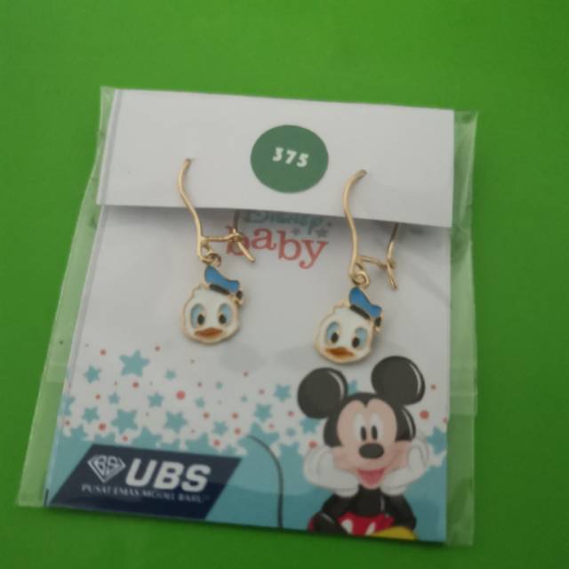 Anting anak motif baby donald