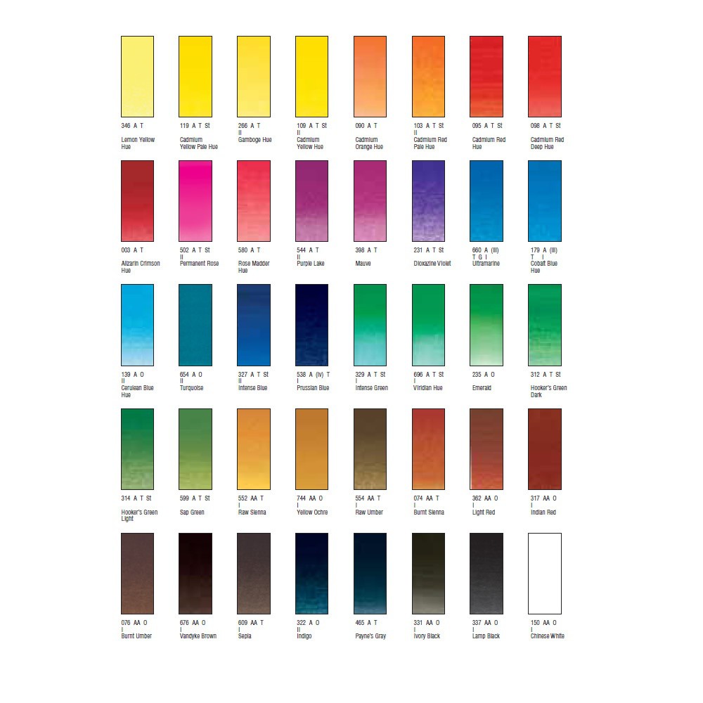 Winsor &amp; Newton - Cotman Watercolor Half Pan Refill Series 1 (1/2)