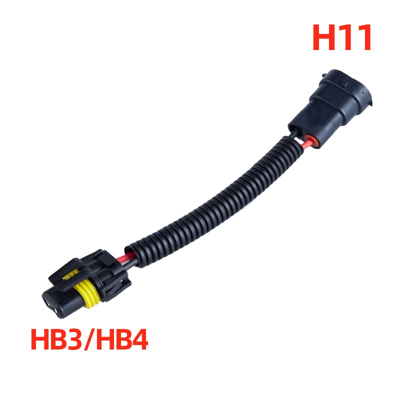 PREORDER H11 To 9005 HB3 9006 HB4 Conversion Connector Wiring Harness Headlight Fog Light Plug 2.5mm