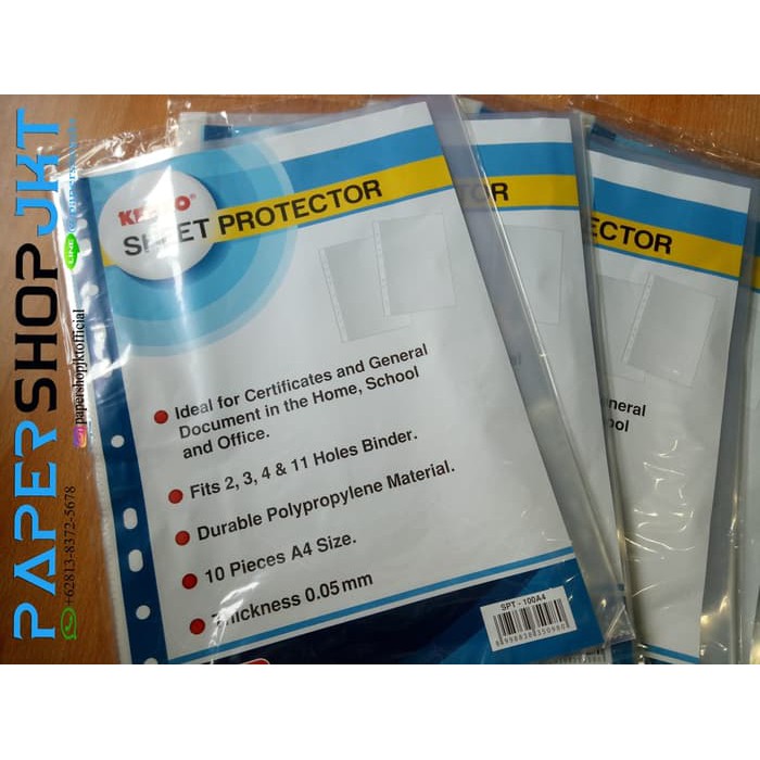 

GROSIR!!! Sheet Protector FC Kenko - A4