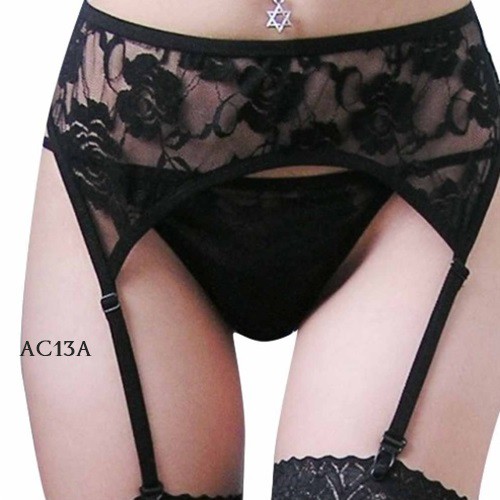 [PRODUK TERMURAH] SUSPENDER GARTER BELT AKSESOSRIS SEKSI HITAM AC13A