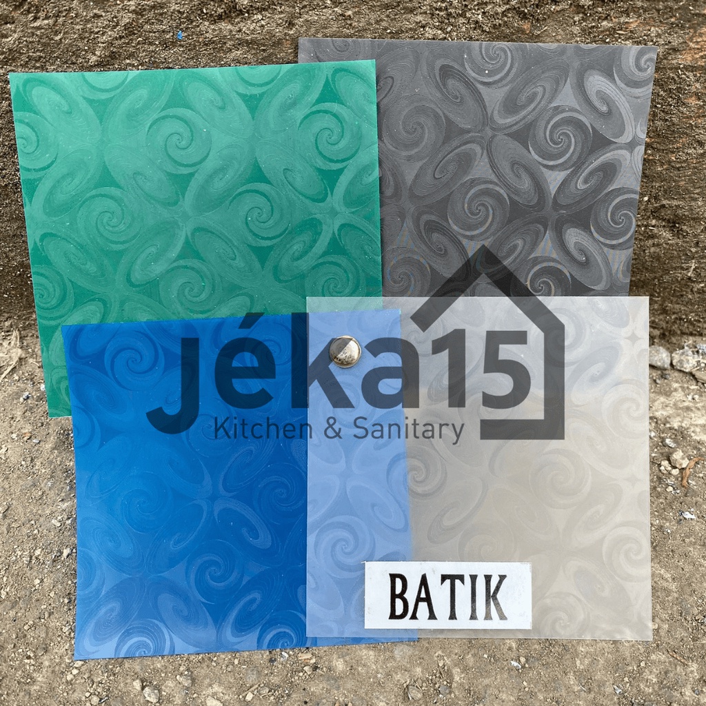 FIBER PAGAR MOTIF BATIK | FIBER PENUTUP PAGAR METERAN