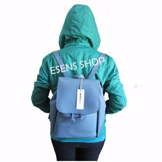 SALE Tas Miniso kuliah/sekolah/kerja/ransel/backpack/kulit/punggung/original impor/tas anak