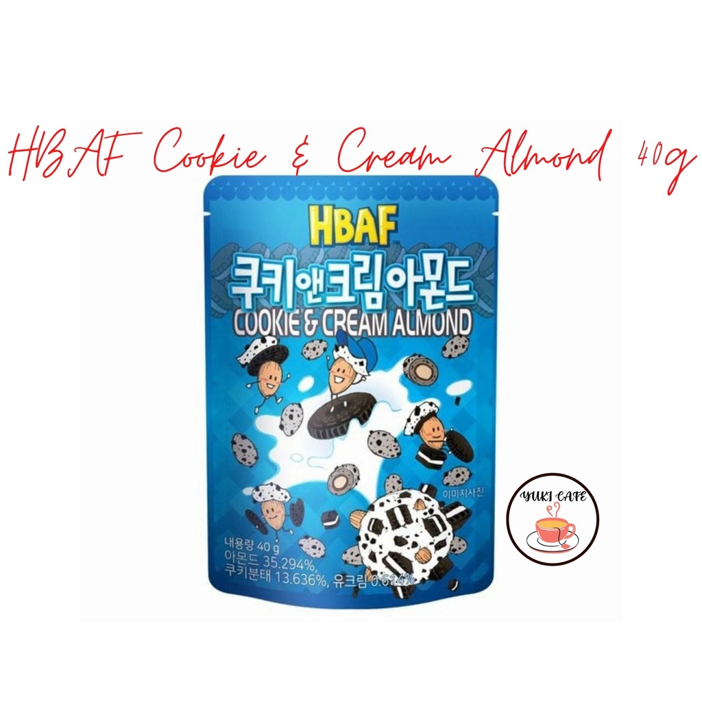 

CAMILAN - HBAF COOKIE & CREAM ALMOND 40GR