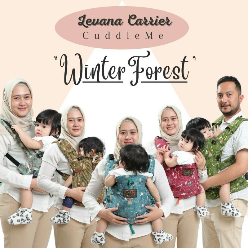 Cuddle Me LEVANA Carrier Gendongan Depan Hipseat SSC M Shape Cuddleme FREE Mainan Bayi