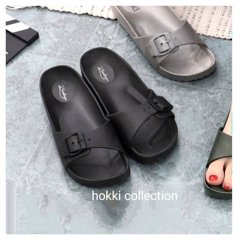 Sandal selop karet wanita BALANCE  HOT 2022 import