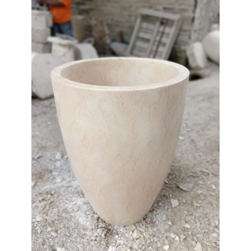 Gentong Bak Mandi Batu Marmer Solid