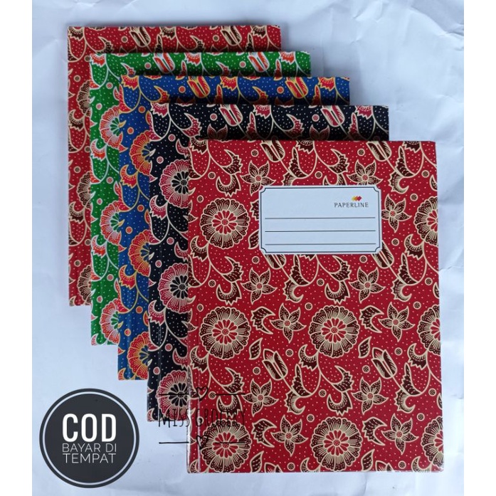 Buku Kwarto Qwarto Hardcover Batik 50 lembar 100 lembar