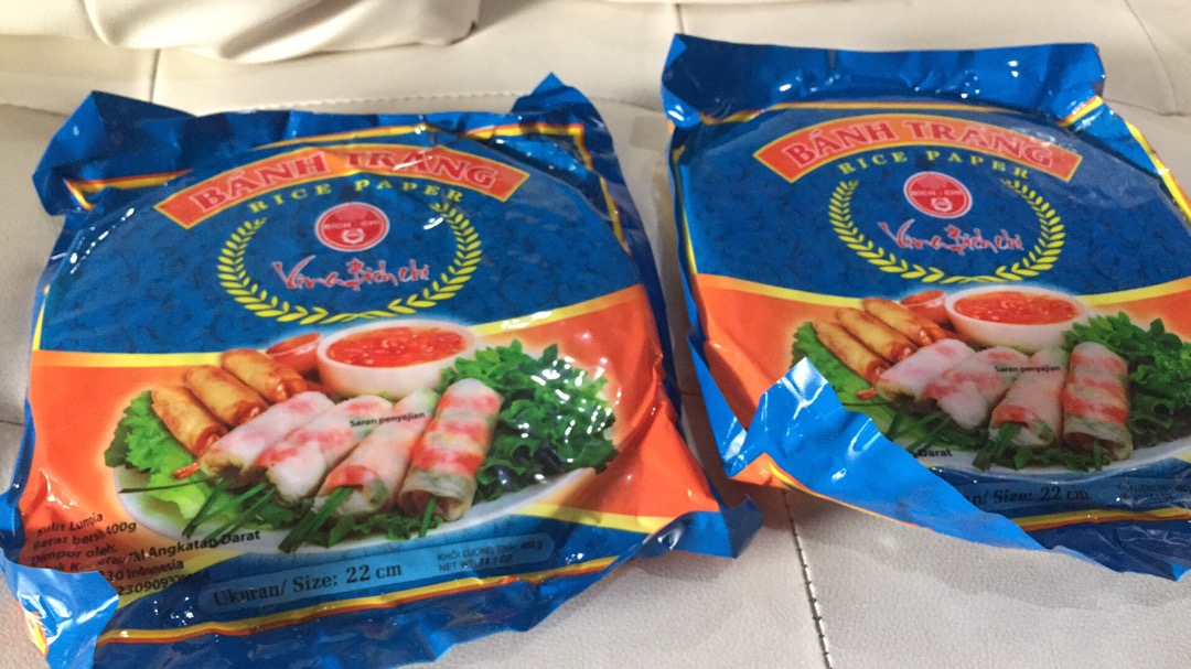Kulit Lumpia Vietnam 400gr Banh Trang Rice Paper 22cm