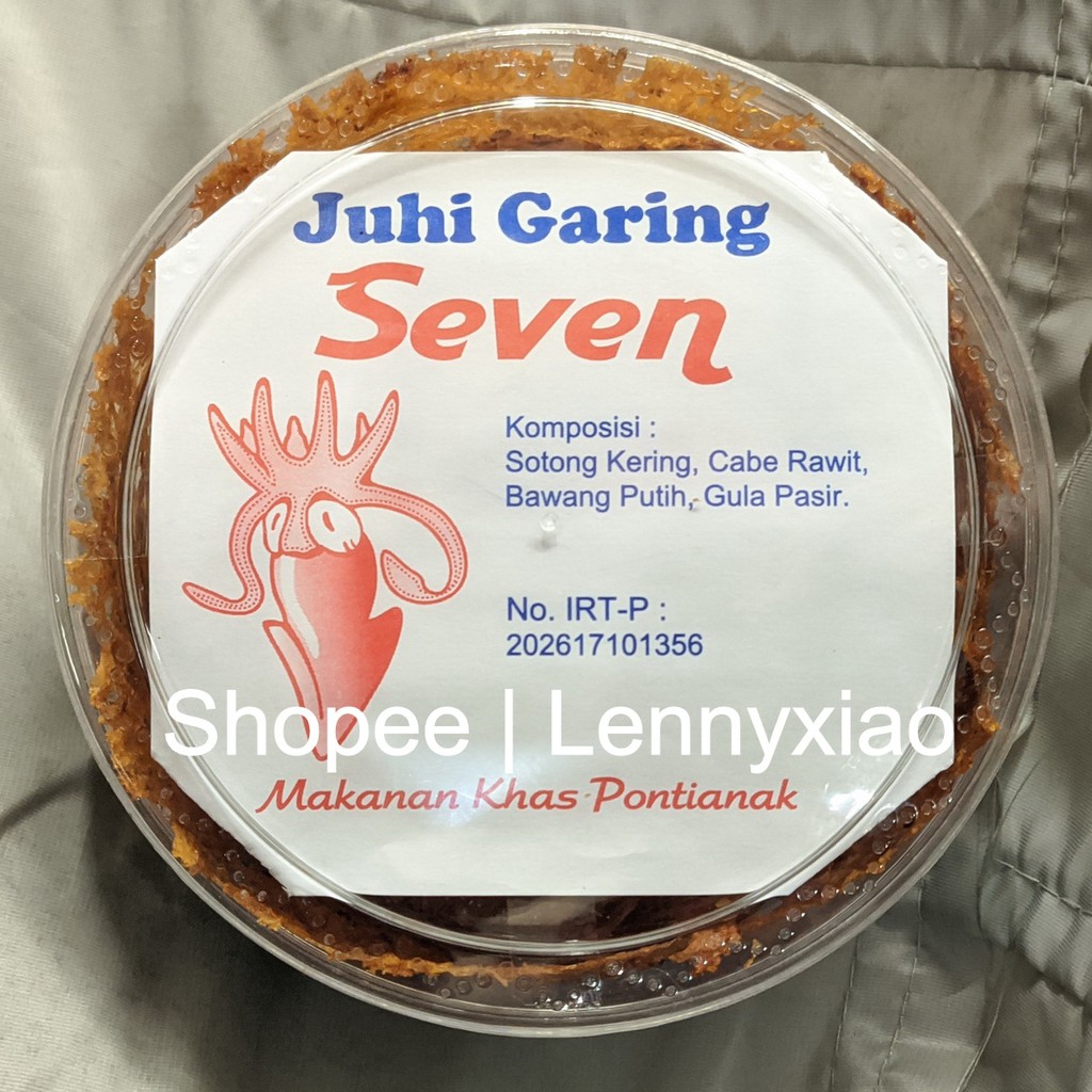 

Juhi Seven Jiu He 7 Sotong - Cumi Pangkong Garing khas Pontianak