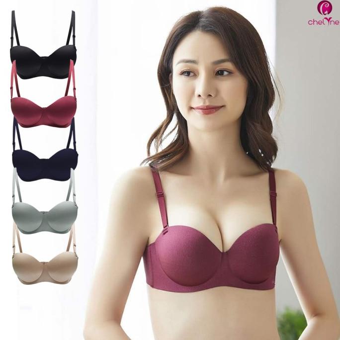 Chelyne BH Seamless 2188 Premium Push-Up-Bra Half Cup Bra Polos