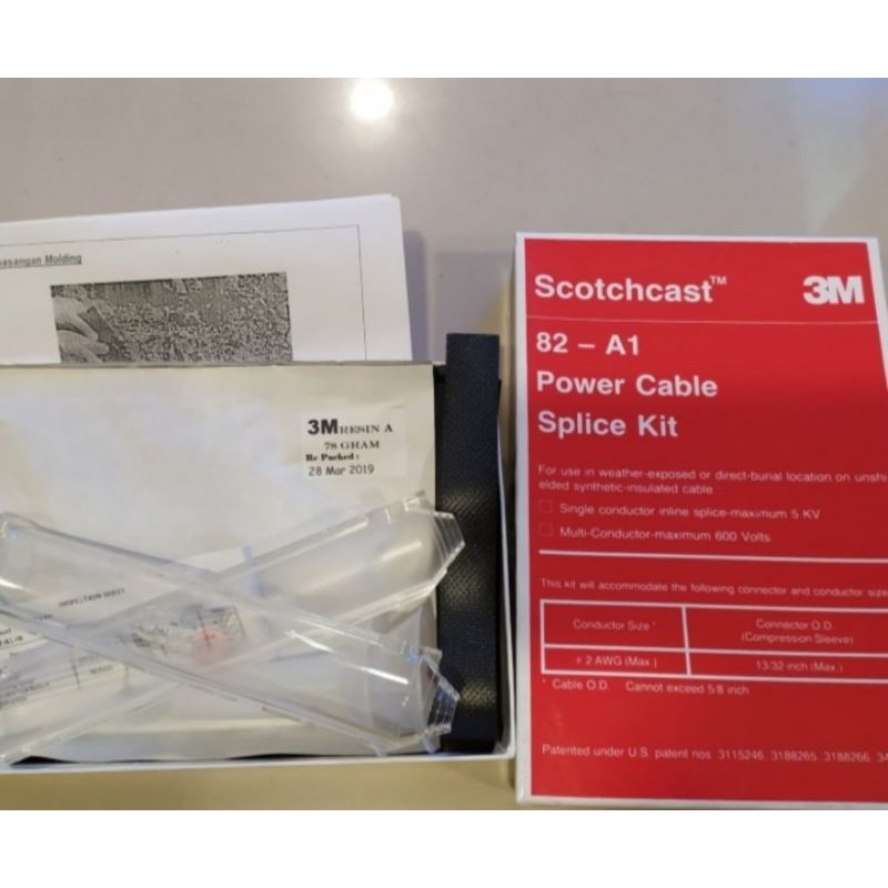Resin 3m 82 a1 Scotchcast Cairan Resin Cor Kabel / Resin 3m Penyambung Kabel 82-A1