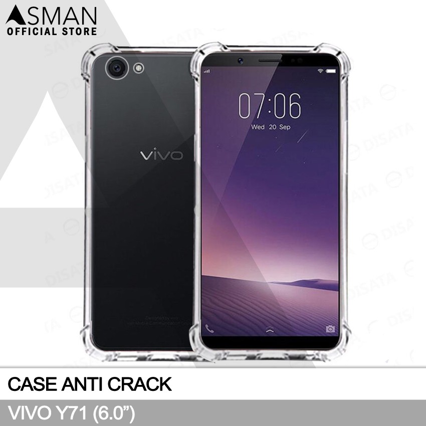 Anti Crack VIVO Y71 (6.0&quot;) | Soft Case Anti Bentur - Bening