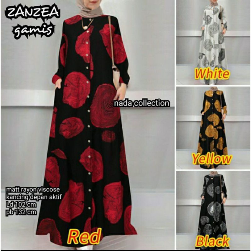 BEST SELLER GAMIS ZANZEA RAYON VISCOSE ALLSIZE FIT TO XL