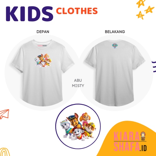 Kiarashafa - Baju Anak / Kaos Anak Paw Patrol