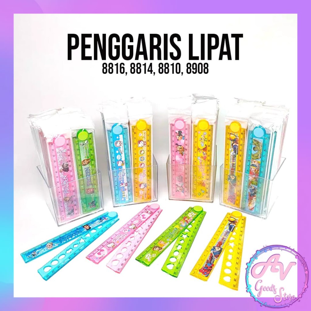 Jual Penggaris Mistar Penggaris Lipat Cm Penggaris Fancy Penggaris Lipat Fancy Cm