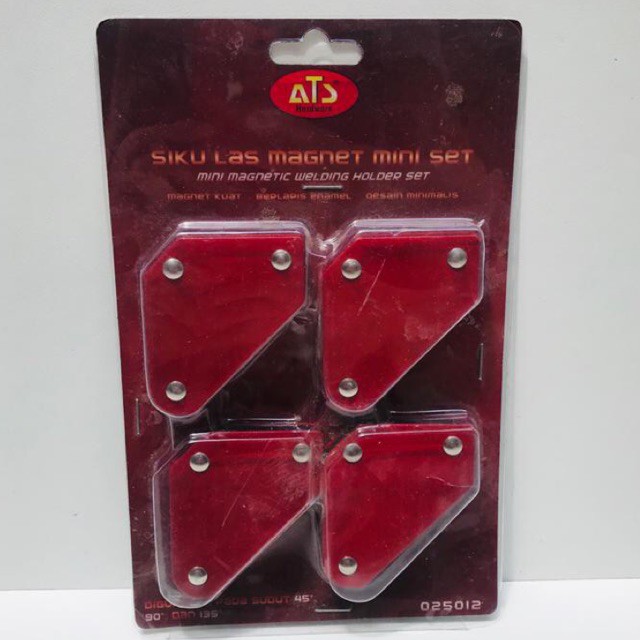 Siku Las Magnet Mini Set 4pcs - Sudut Holder Smar Welding Arrow - ATS