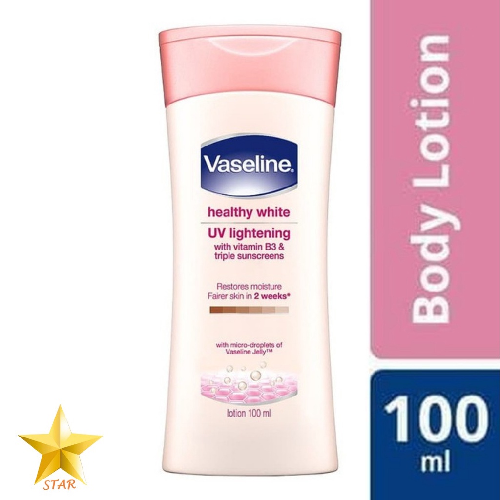 JG - Vaseline - Healthy White UV Whitening B3 Hand Body Lotion 100 / 200 ml