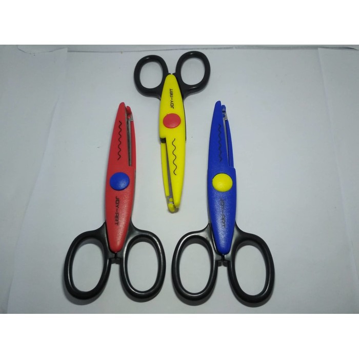 

Gunting Zig Zag Zigzag Gelombang Kerajinan Tangan Craft set 3pcs