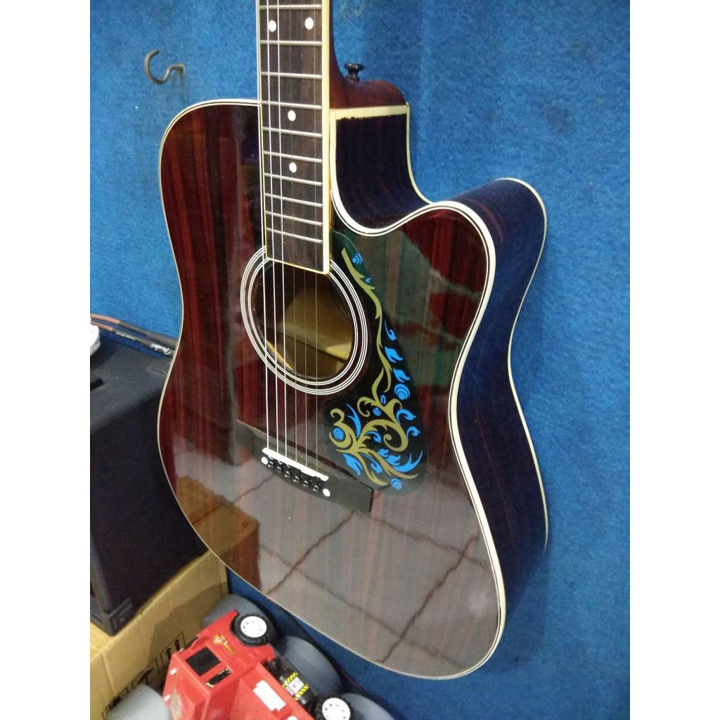 Gitar Akustik Jumbo Merk GREG BENNETT Warna Coklat Senar String Trusrod Jakarta Murah