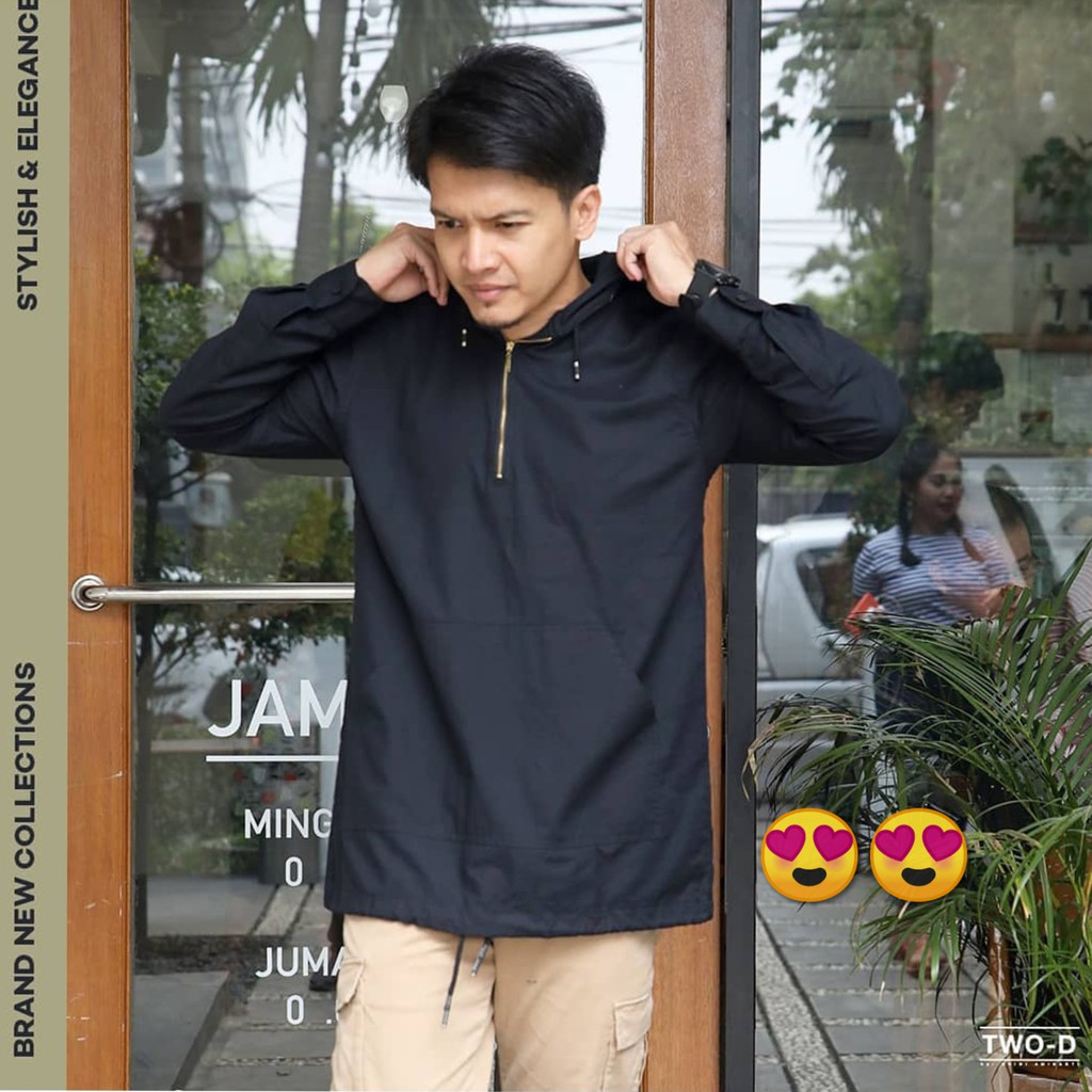 Pakaian Pria Outwear HOODIE TWO-D Dhini Aminarti TR0619 Original