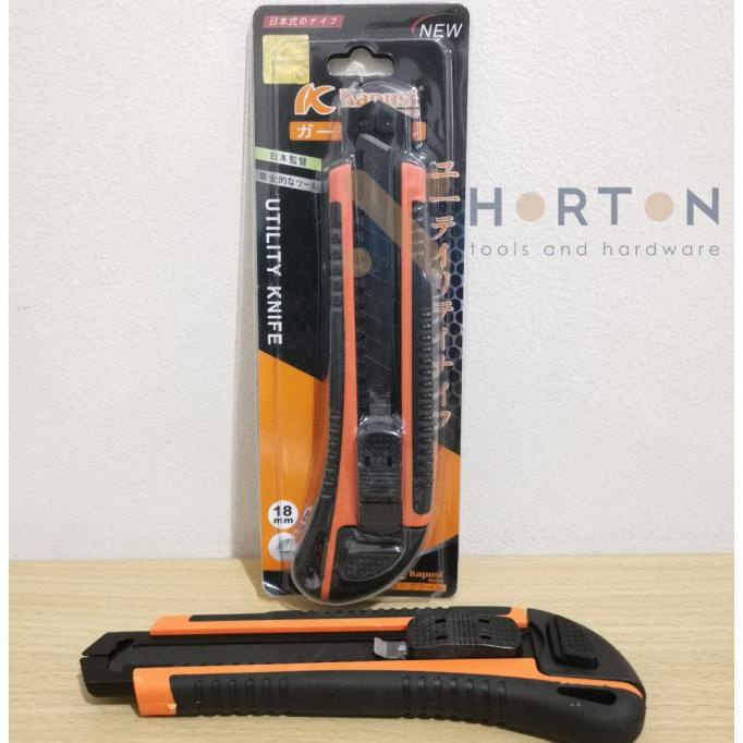 

Hemat Pisau Cutter Kapusi + 3 Mata Pisau - Japan Tech K-8747 Promo