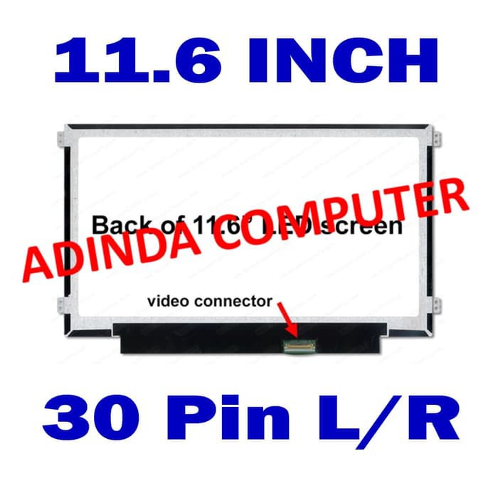 LED LCD Layar Screen Acer Aspire V5-121 V5-132 E1-171 ES1-311 ES1-132