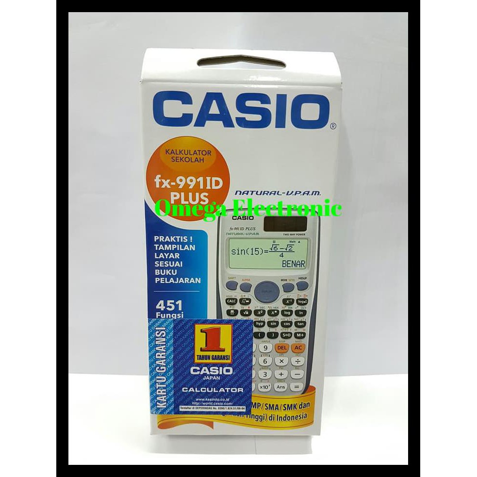 

Diskon Casio Fx 991 Id Plus - Scientific Kalkulator Promo