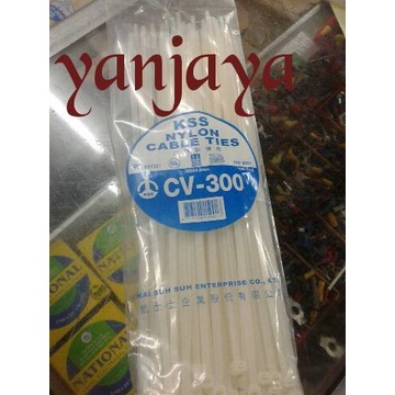 

READY KSS NYLON CABLE TIES CV-300/30CMX4,8MM PUTIH PROMO