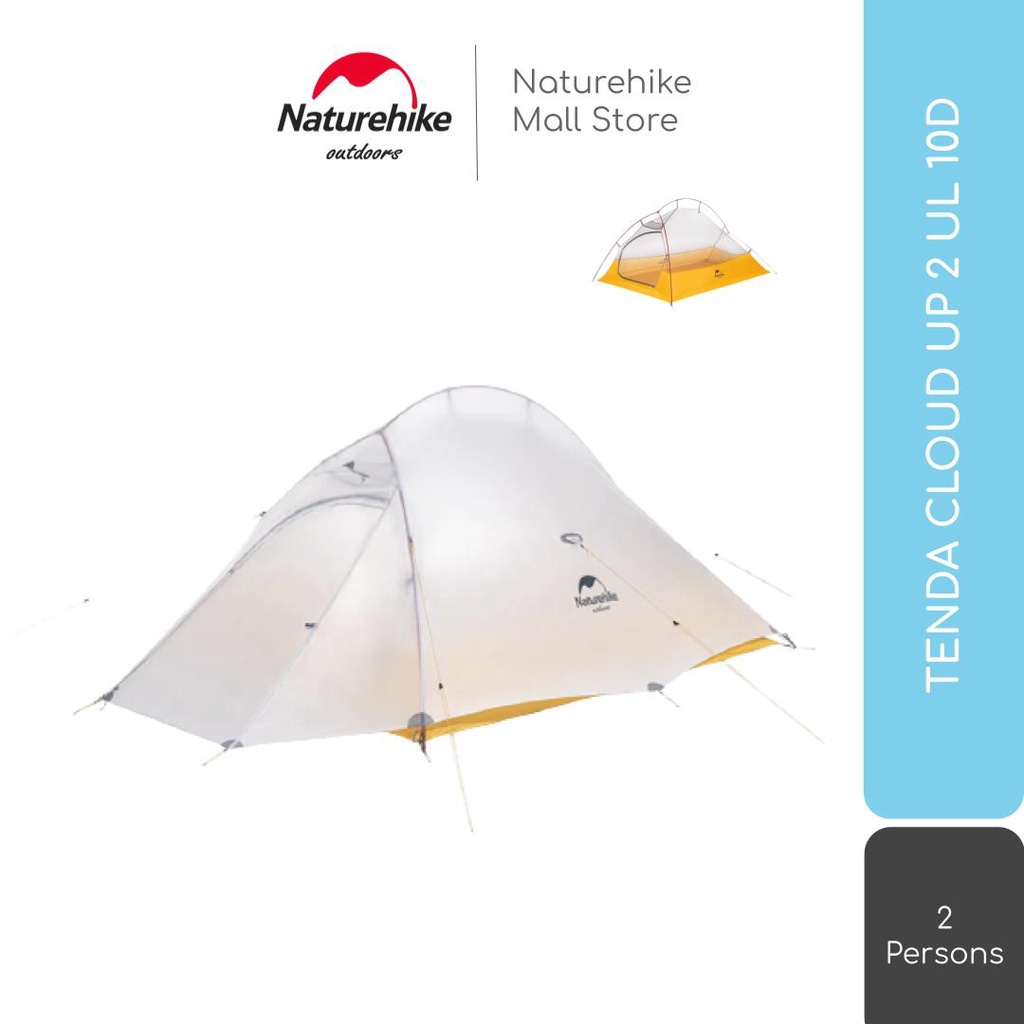 TENDA CLOUD UP 2 UL 10D NATUREHIKE NH19ZP017 CAMPING ULTRALIGHT UL