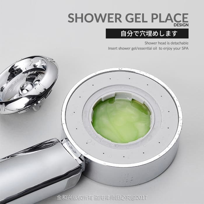 Kepala Pancuran Shower Head 3 mode SPA High Pressure, Hemat Air