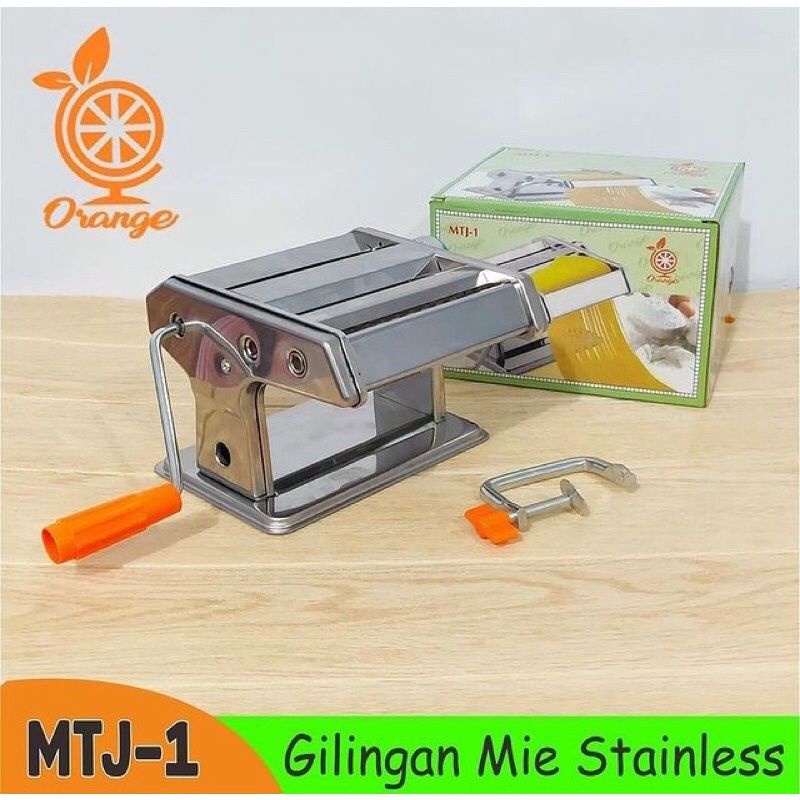 GILINGAN MIE MTJ-1 STAINLESS STEEL/ MESIN PENGGILING MIE ORANGE