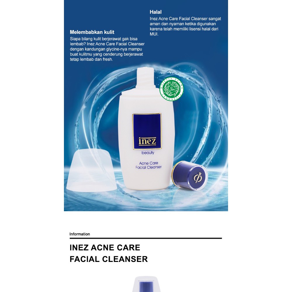 Inez acne care facial cleanser 125ml