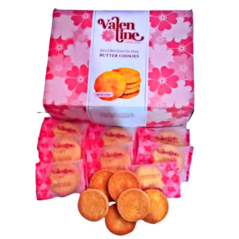 [50 pcs] BUTTER COOKIES VALENTINE