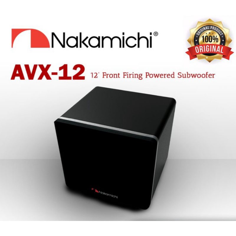 NAKAMICHI AVX12 SUBWOOFER ACTIVE POWERED 12" AKTIF AVX-12 AVX12ORI