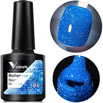 ORIGINAL Reflective Flash Kutek Gel Glitter UV Gel Nail Polish BD Series