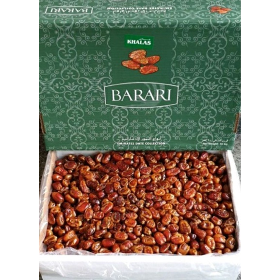 

kurma Barari Khalas isi 10 kg Net ( STOCK BARU )