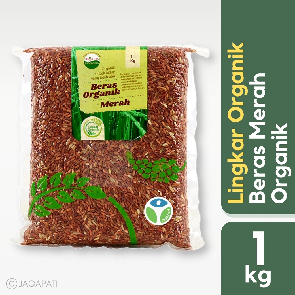 

Lingkar Organik Beras Merah 1kg & 2kg