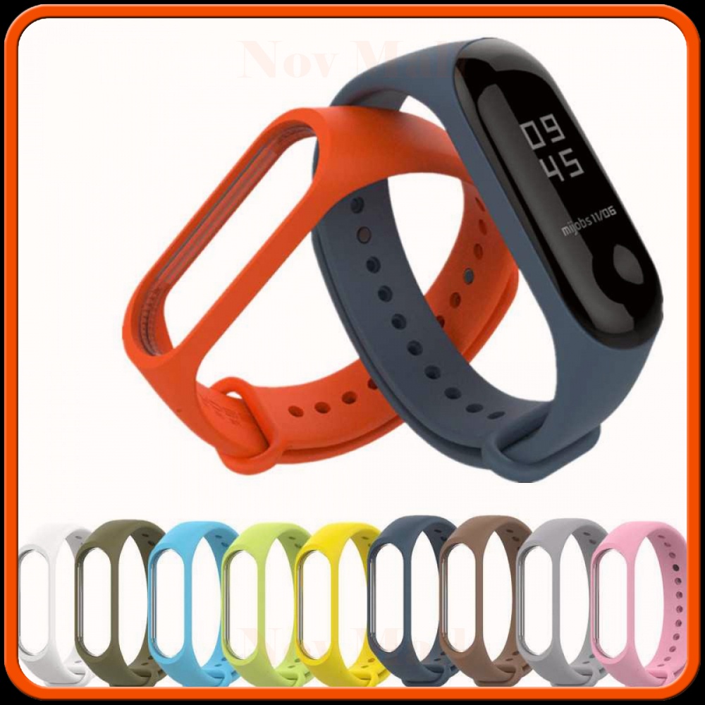 Silicone Strap Watchband untuk Xiaomi Mi Band 3/4 Replika 11