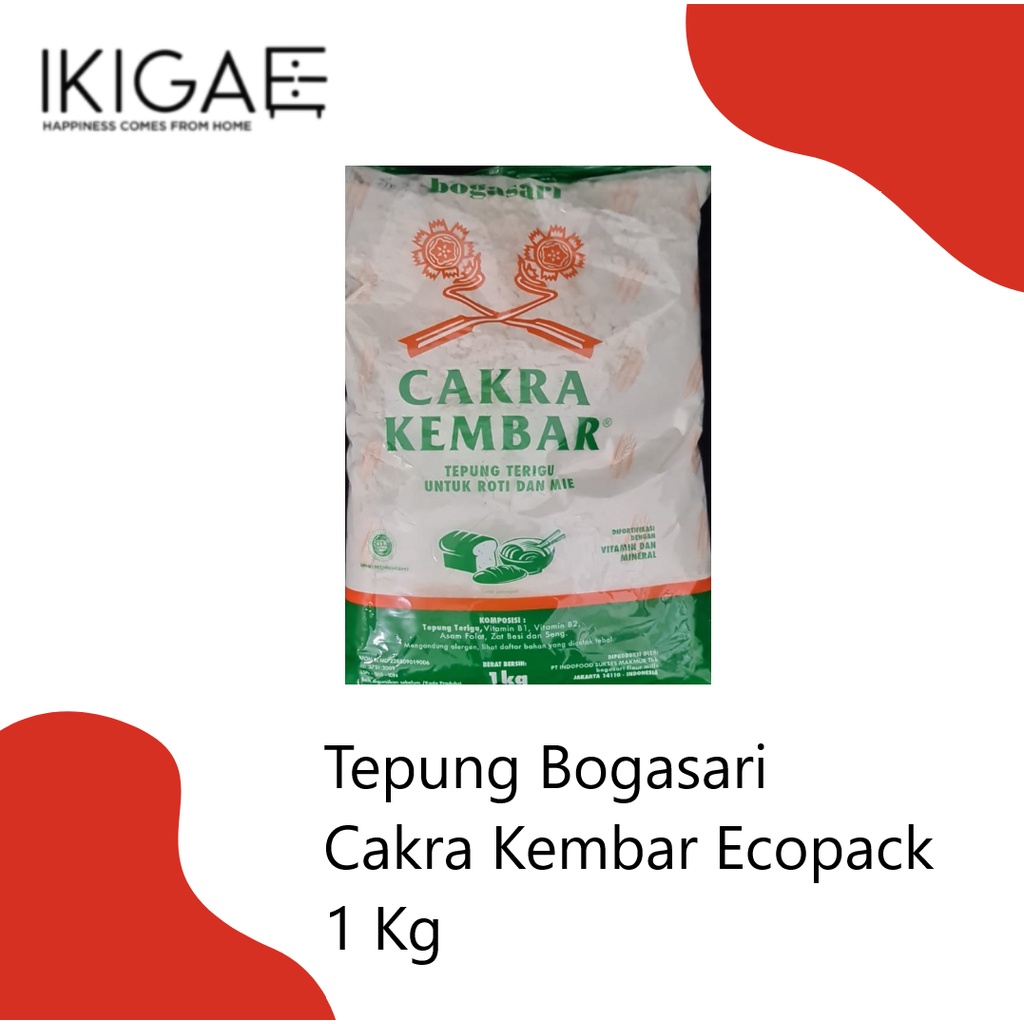 TEPUNG TERIGU BOGASARI SEGITIGA BIRU / CAKRA KEMBAR / LENCANA MERAH / KUNCI BIRU