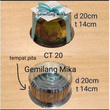 Mika tumpeng mini/mika bolu bulat/mika kue ultah CT20 isi 10set