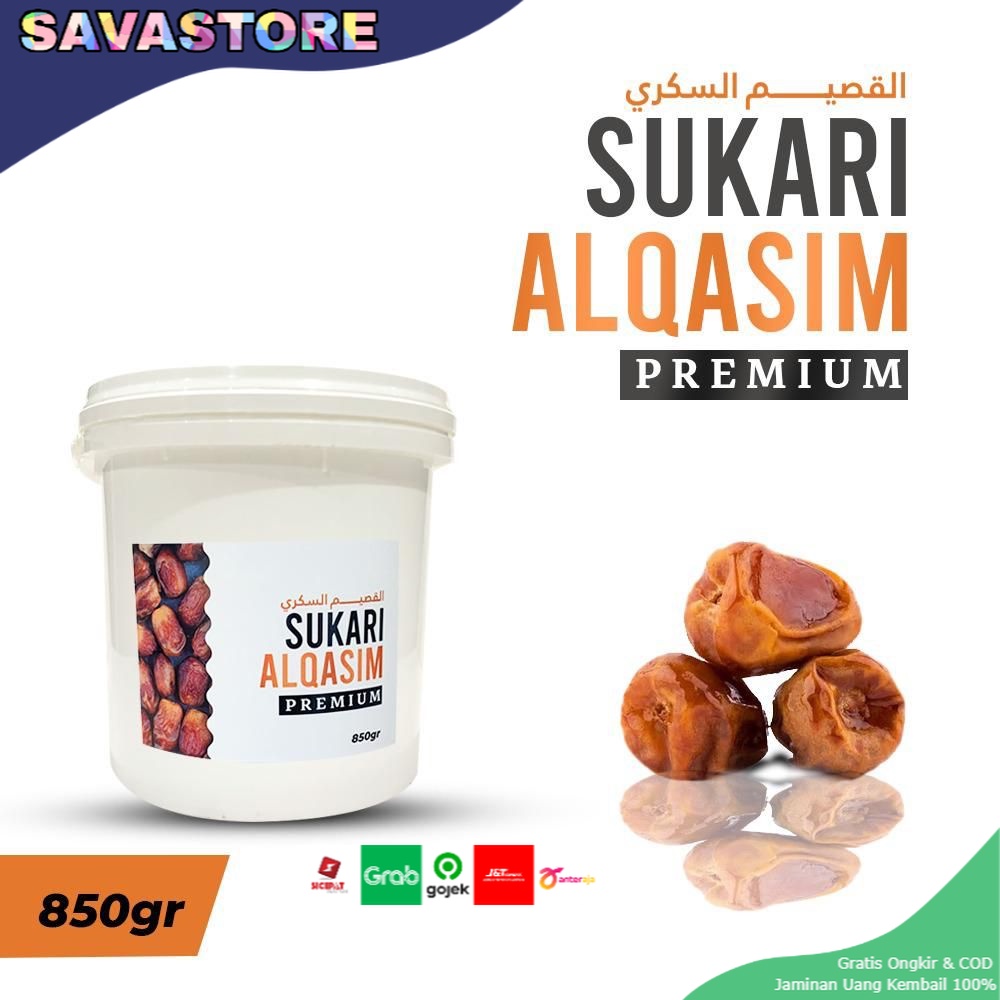 KURMA SUKARI AL-QASSIM 850gr ASLI PREMIUM | KURMA SUKKARI ORIGINAL