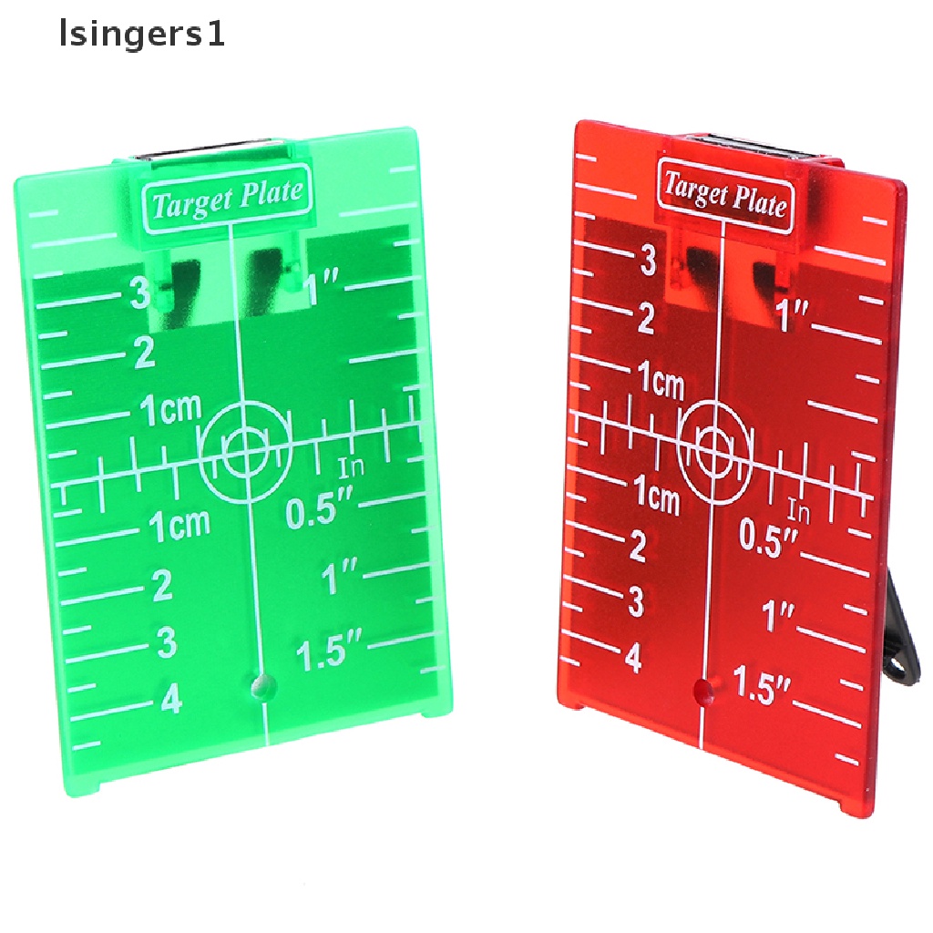 (lsingers1) 1pc Papan Target Laser Magnetik Ukuran inch / cm Untuk Laser Level