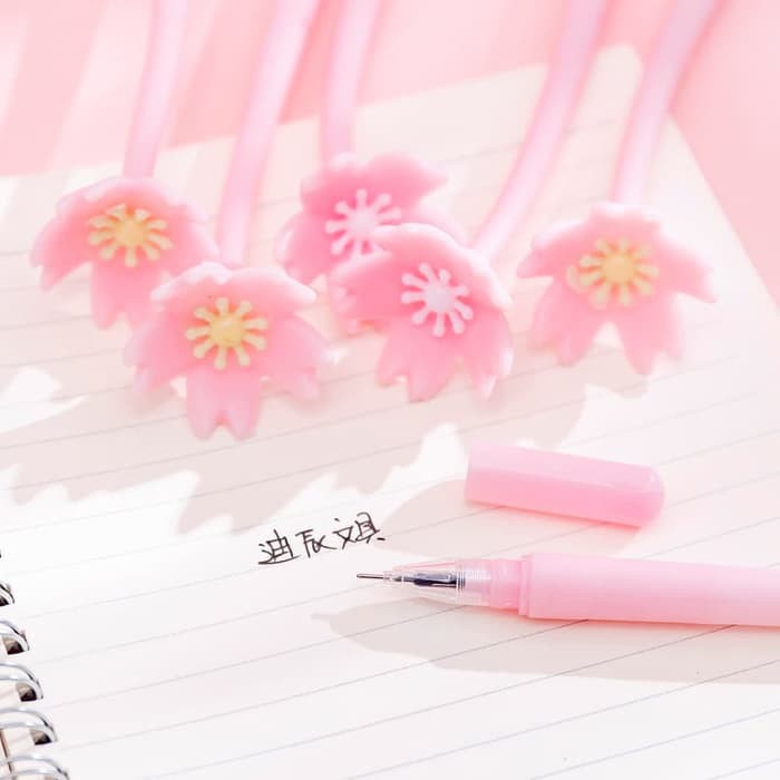 

Pulpen Gel Unik / Pen Gel Edisi Bunga Sakura Cantik
